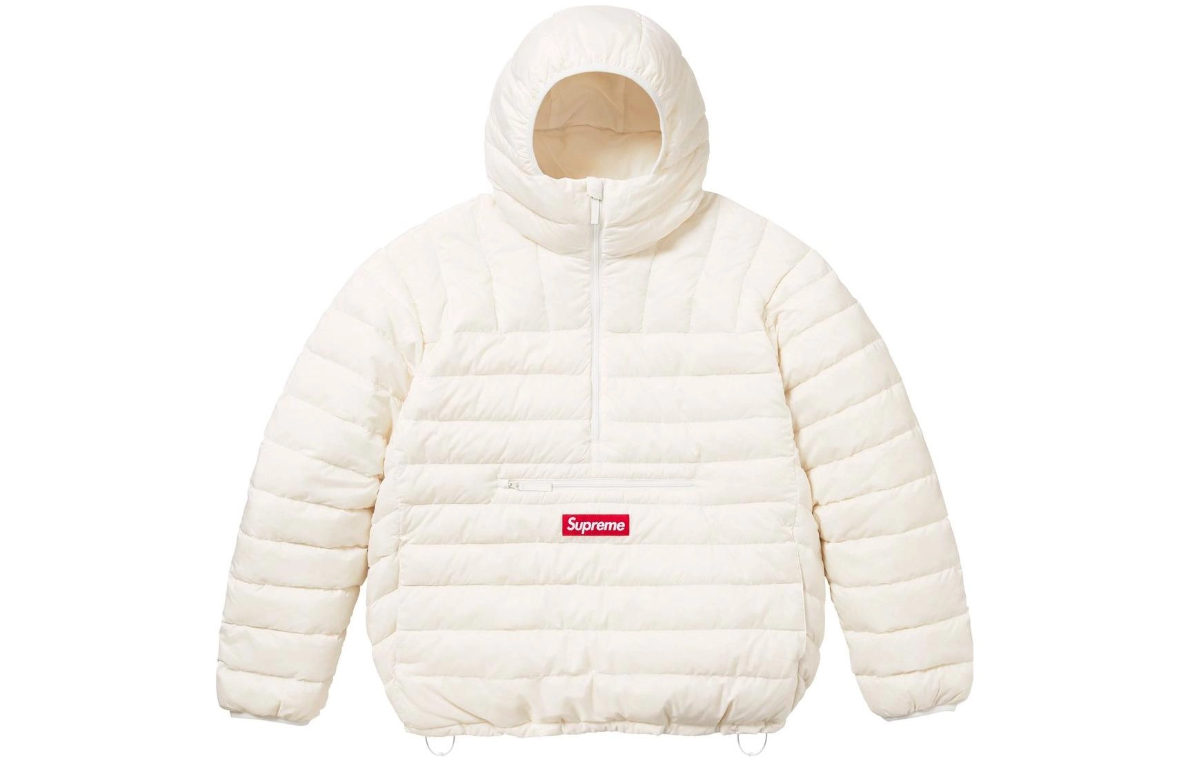 Supreme FW23 WEEK7 MICRO DOWN HALF ZIP HOODED PULLOVER