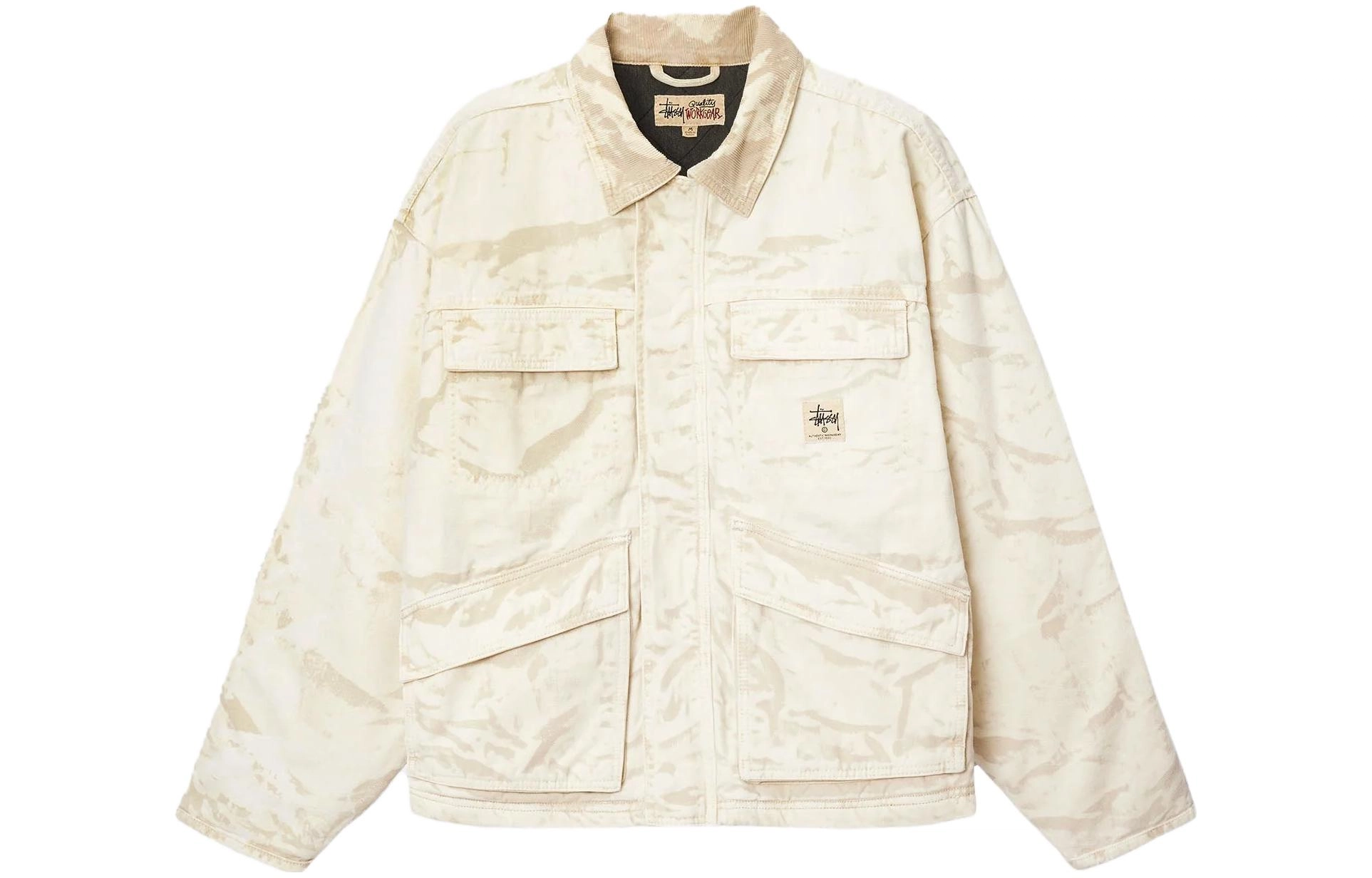 Stussy FW23 SHOP JACKET SPRAY DYE CANVAS