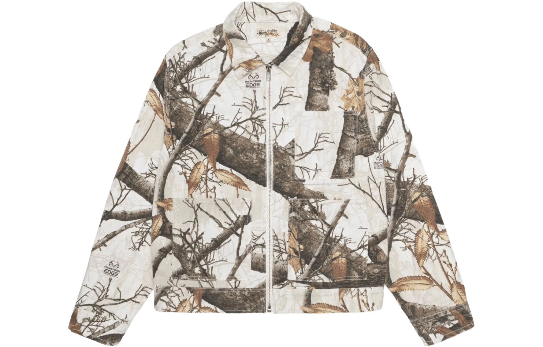 Stussy FW23 ZIP WORK JACKET REALTREE EDGE