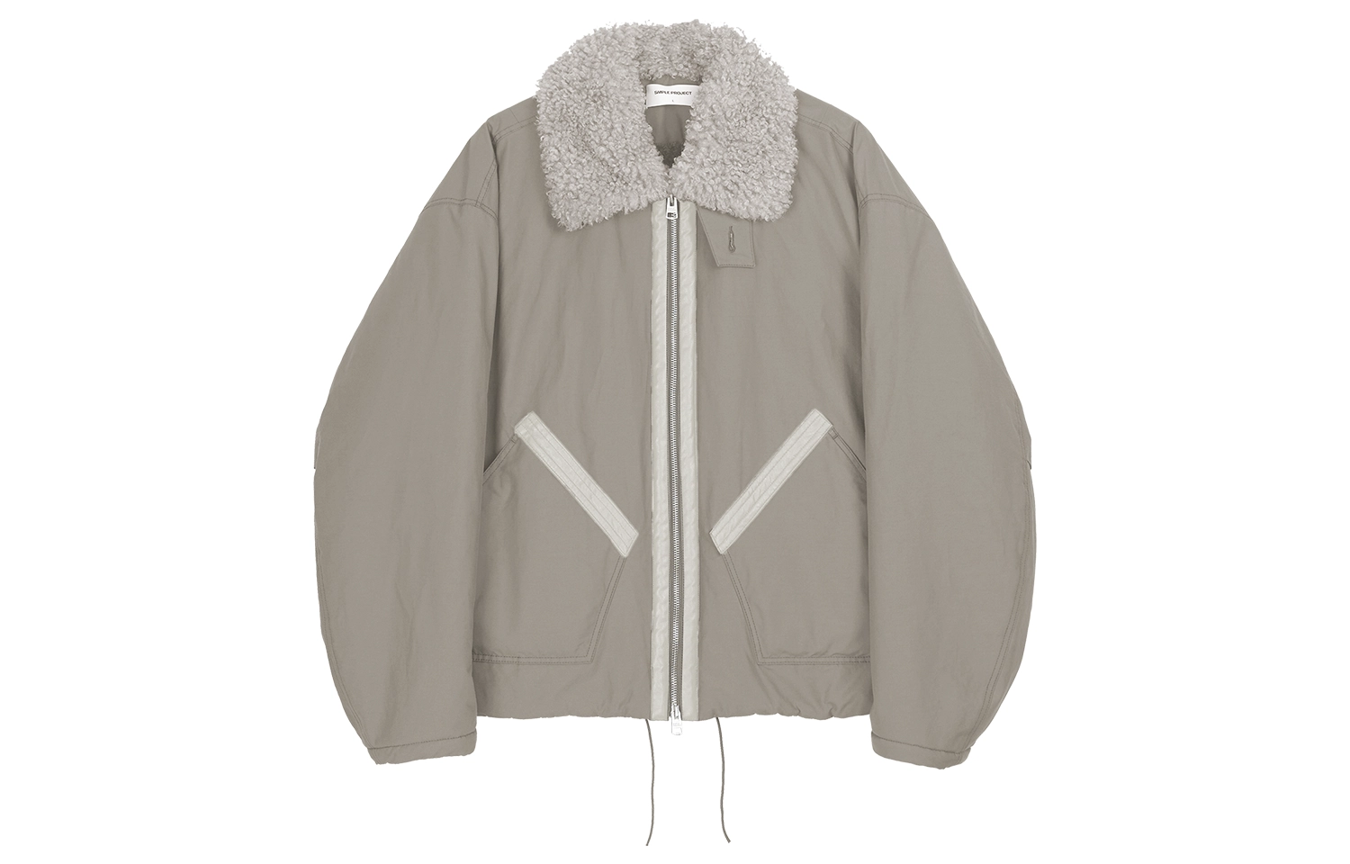 SIMPLE PROJECT *Faux-Fur Collar Jacket