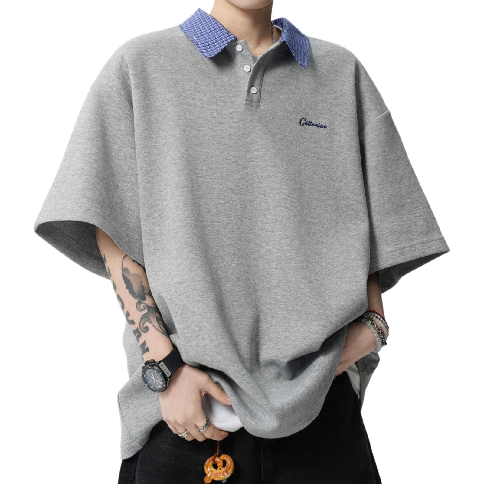PAINT STAIN PolovintageinscleanfitPolo