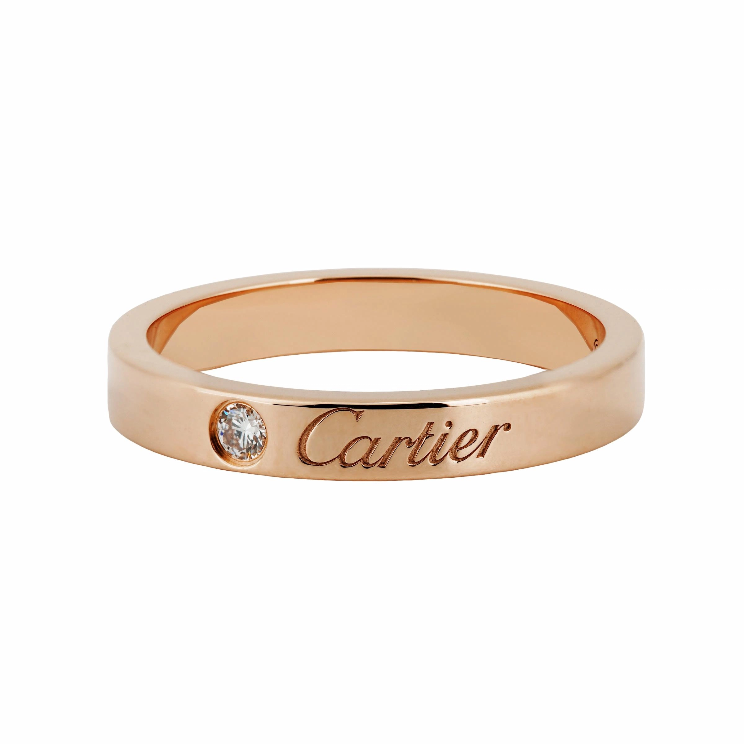 CARTIER C de Cartier Logo 18k