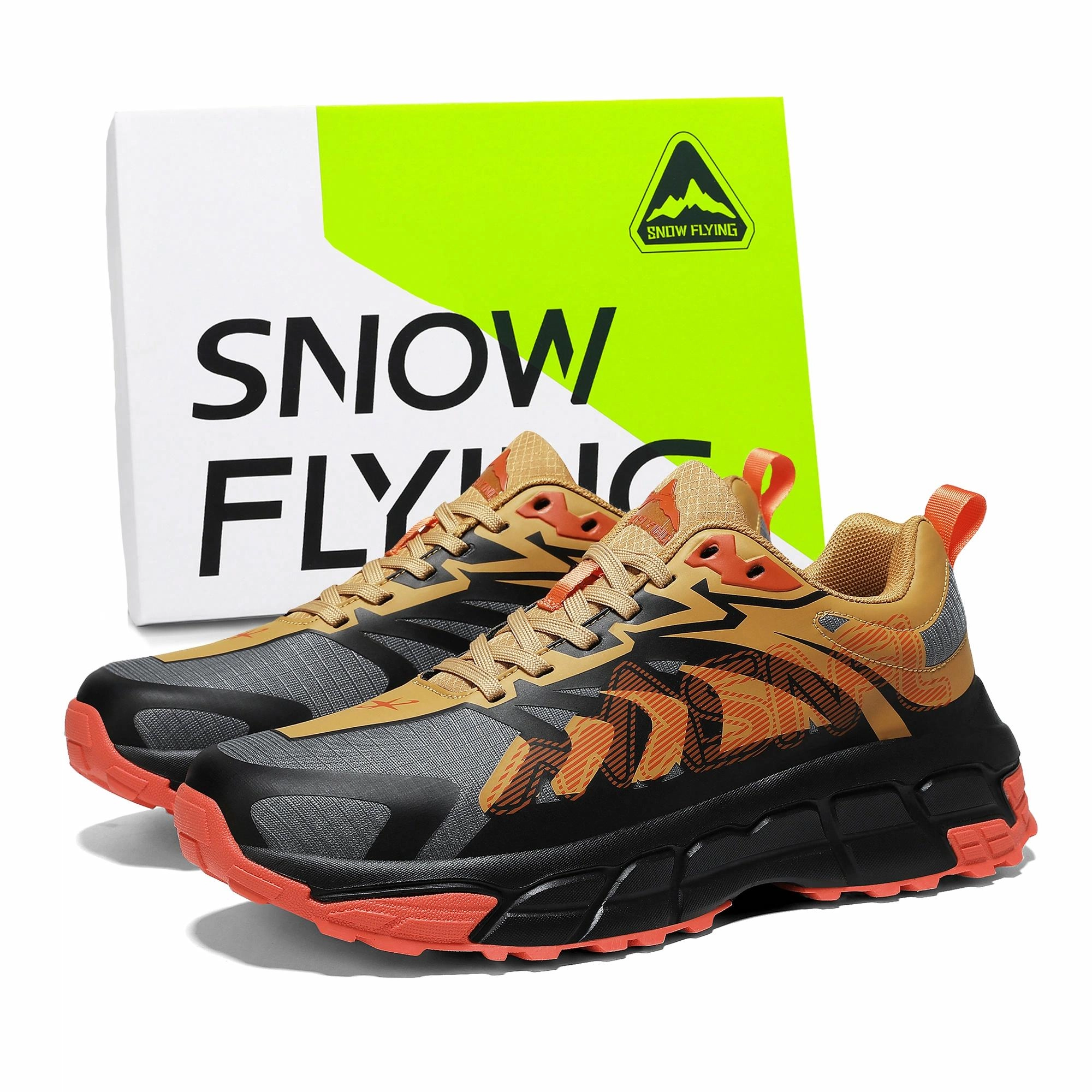 SNOW FLYING