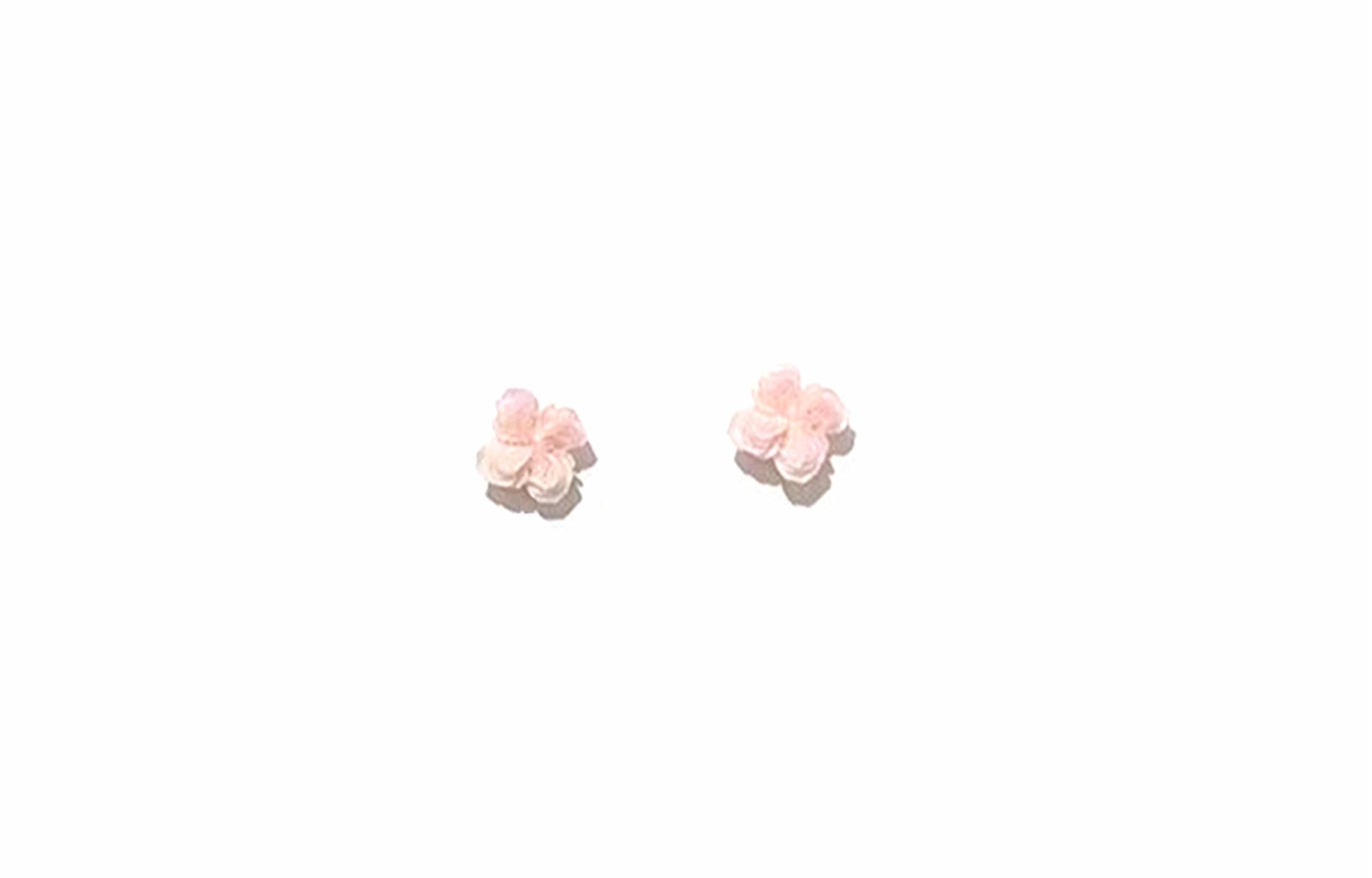 迎百宝 花语 春日浪漫花团锦簇 轻奢百搭设计感繁花似锦套装 一周不重样韩系温柔优雅通勤百搭修饰脸型 耳钉 男女同款情侣款