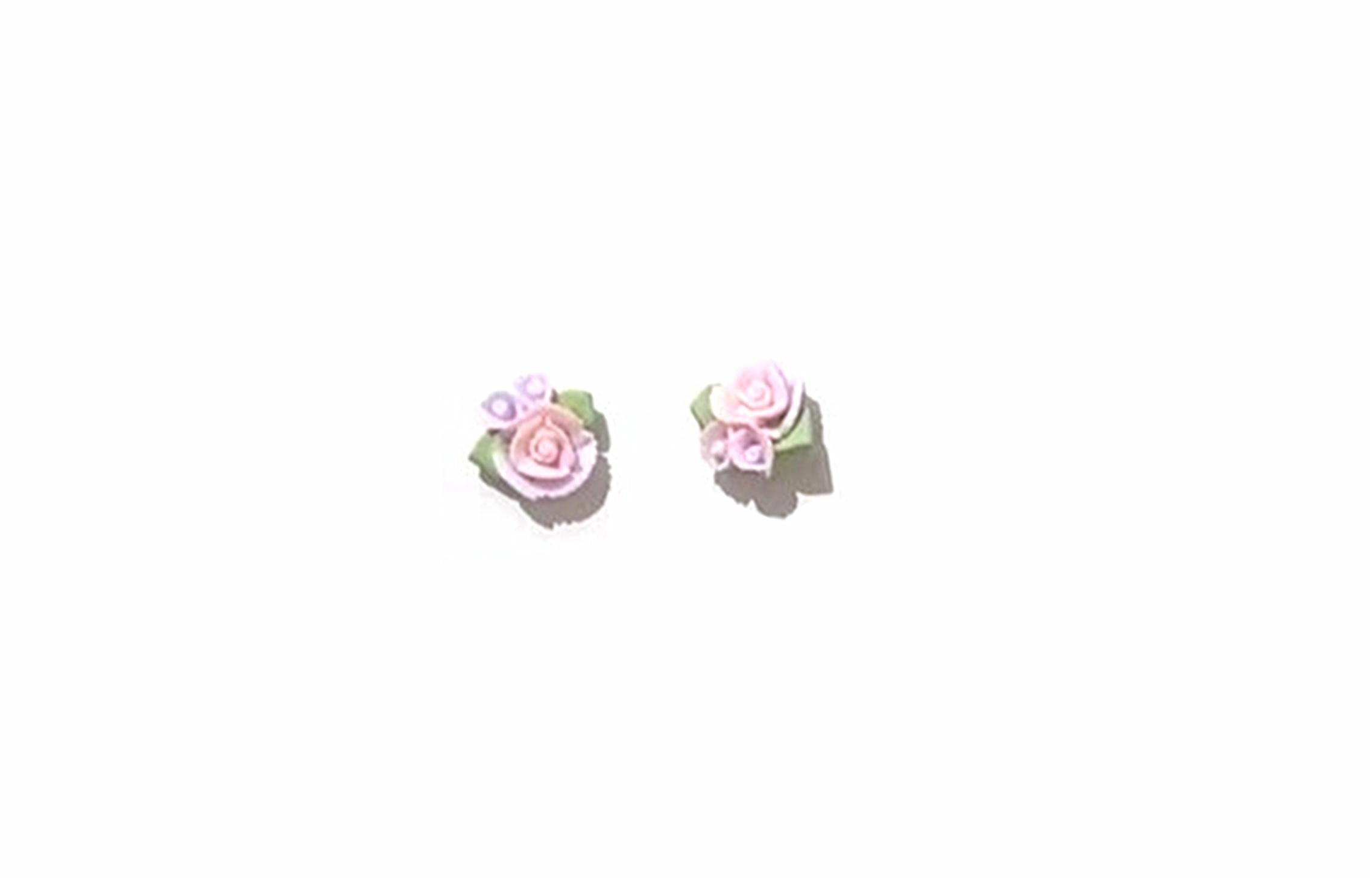 迎百宝 花语 春日浪漫花团锦簇 轻奢百搭设计感繁花似锦套装 一周不重样韩系温柔优雅通勤百搭修饰脸型 耳钉 男女同款情侣款