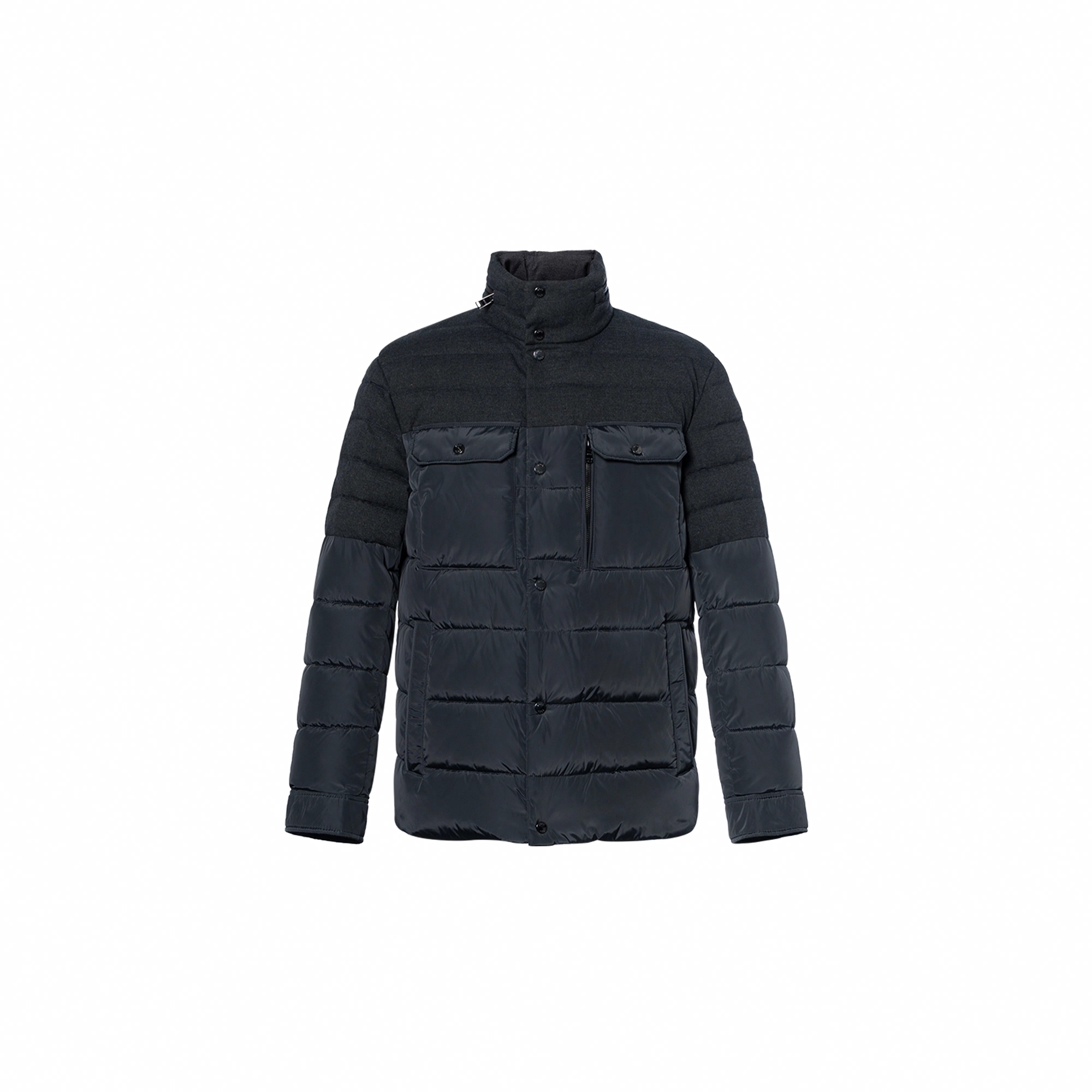 HUGO BOSS Water-Repellent Padded Jacket In Mixed Materials