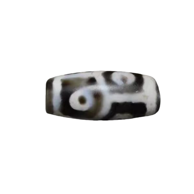 灵运宝 【师傅已加能量】#转运招财西藏藏区六眼天珠地埋灰皮老矿风化油润包浆老料器磨损到位天然 玛瑙 吊坠 男女同款情侣款