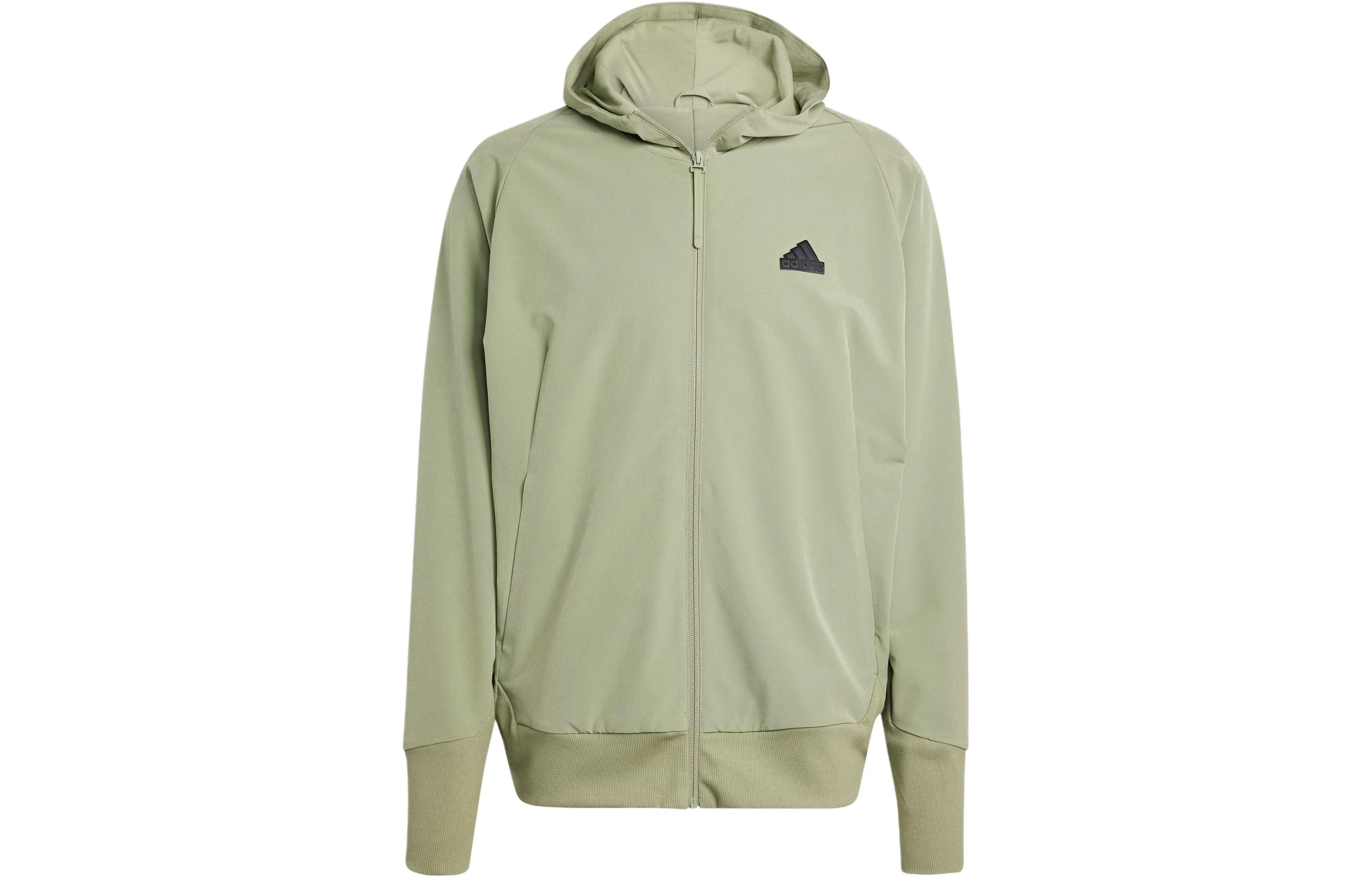 adidas Z.N.E. Woven Full-Zip Hooded Track Top Logo