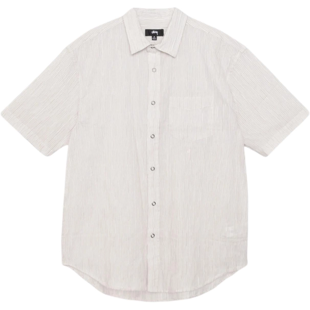 Stussy SS25 WAVY STRIPED SHORT SLEEVE SHIRT