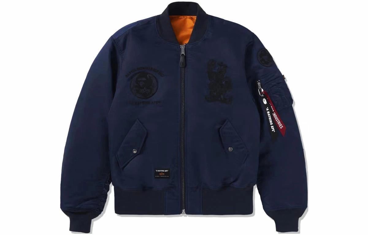 A BATHING APE x Alpha Industries FW23 logo