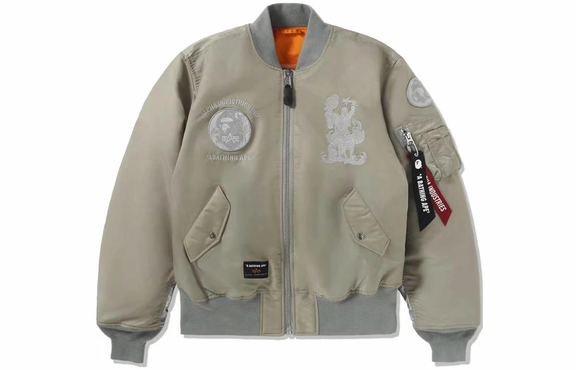 A BATHING APE x Alpha Industries FW23 logo