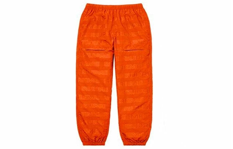 Supreme Week1 Logo Ripstop Track Pant Logo