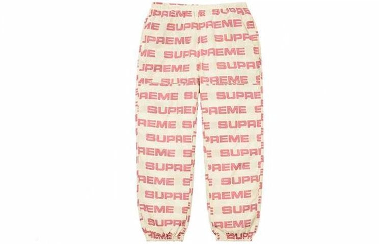 Supreme Week1 Logo Ripstop Track Pant Logo