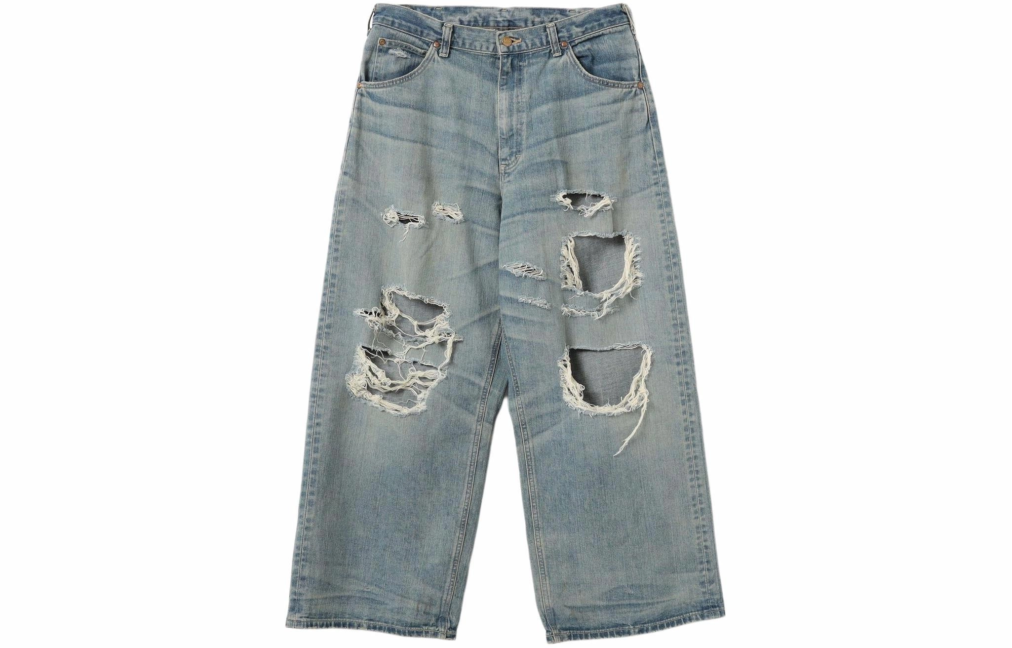 Lee x BEAMS Special order crash baggy denim pants