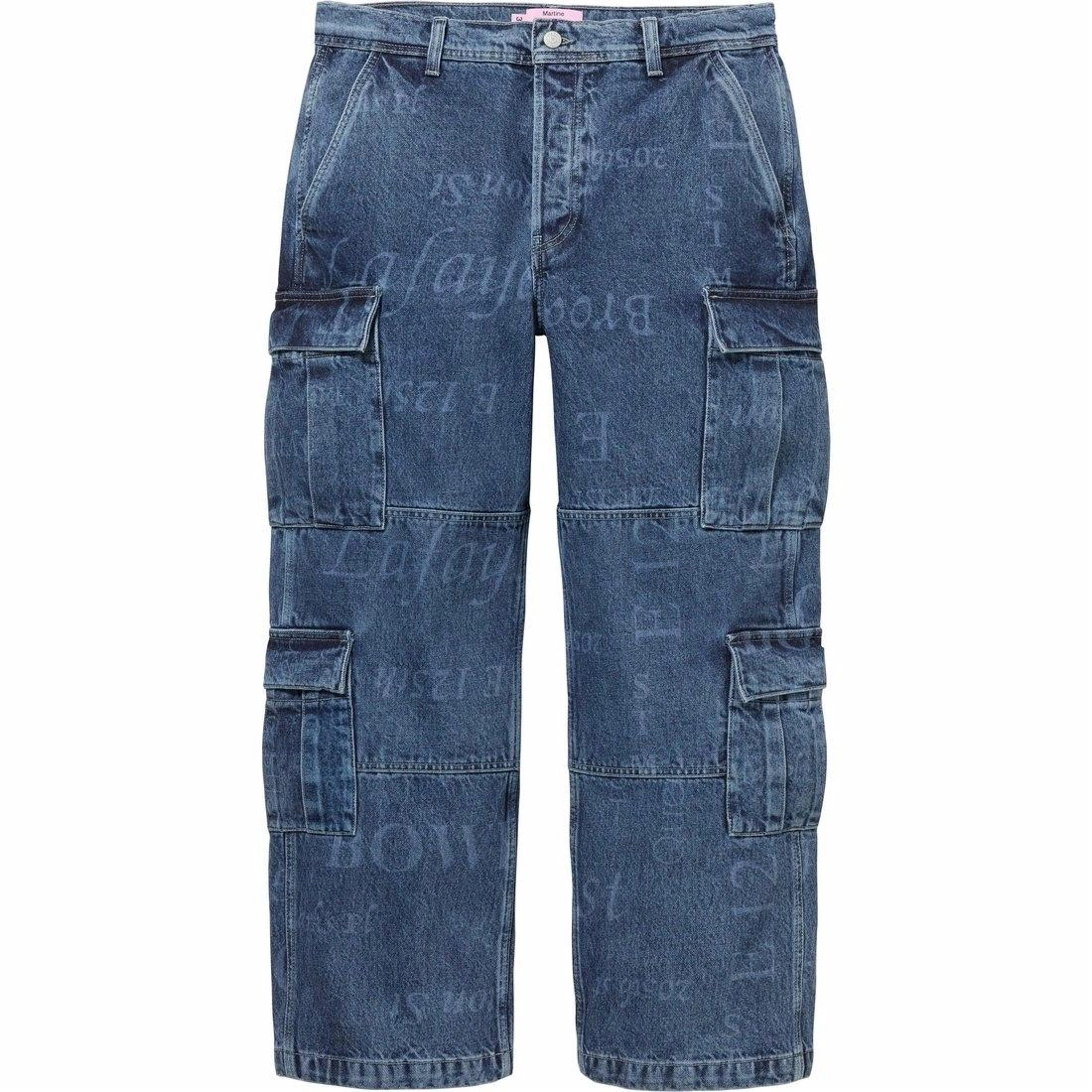 Supreme x Martine rose FW24 WEEK4 Denim Cargo Pant