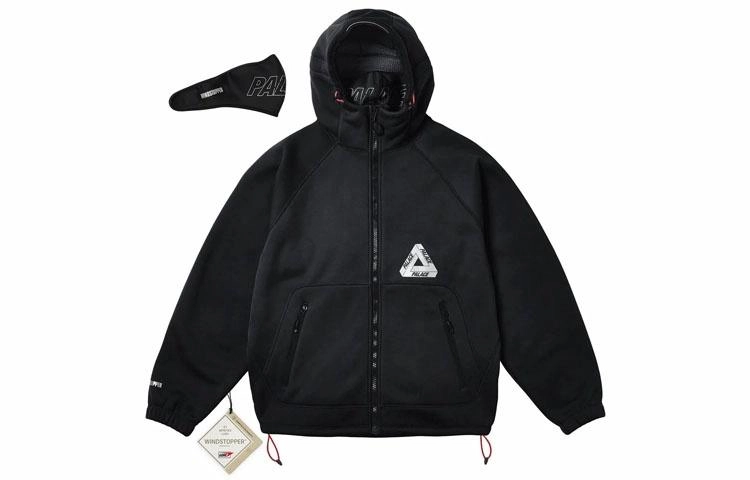 PALACE SS24 GORE-TEX WINDSTOPPER JACKET BLACK