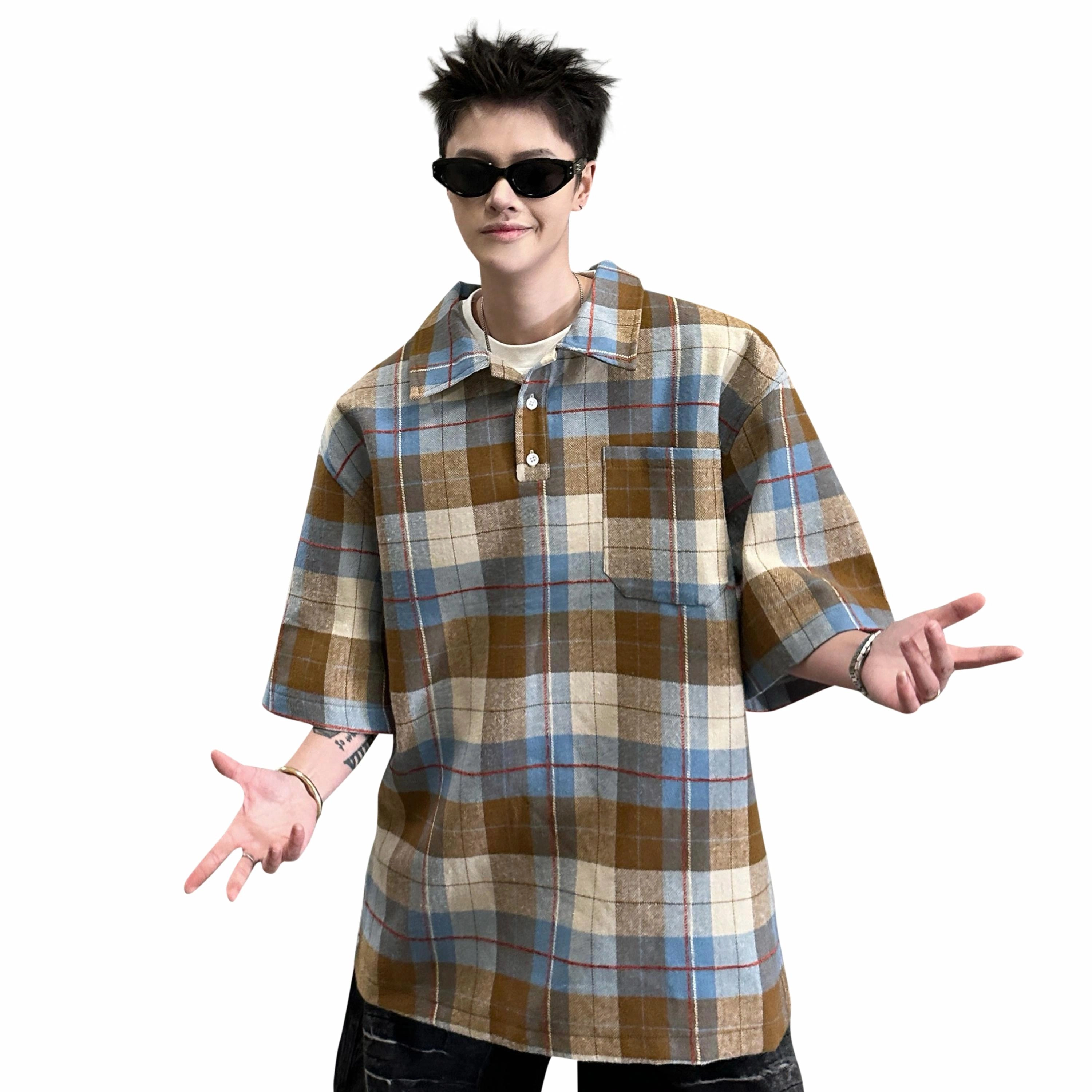 MARK WAFFLE Polo
