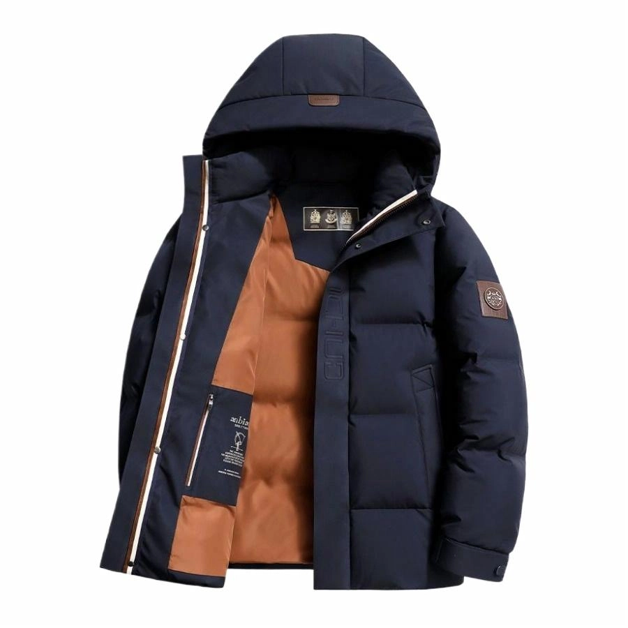 斯巴奴 加厚短款保暖外套羽绒服 男款