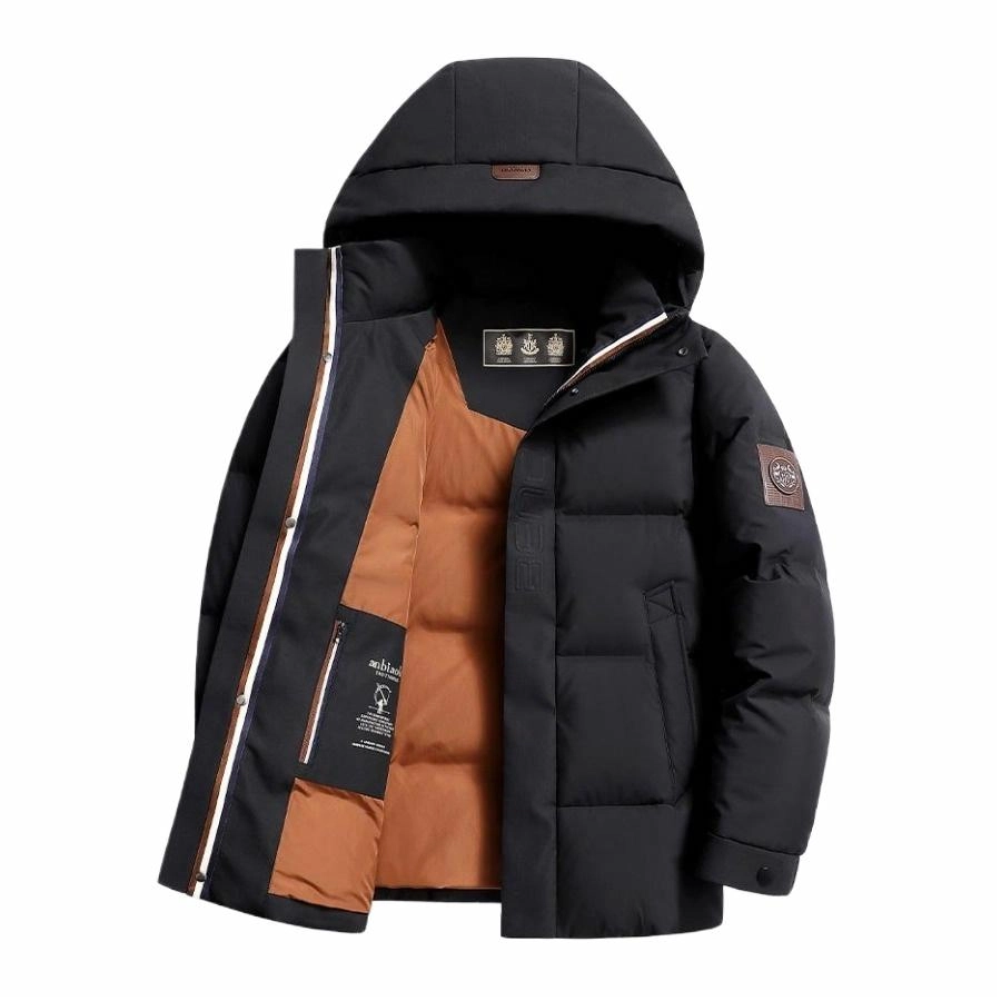 斯巴奴 加厚短款保暖外套羽绒服 男款