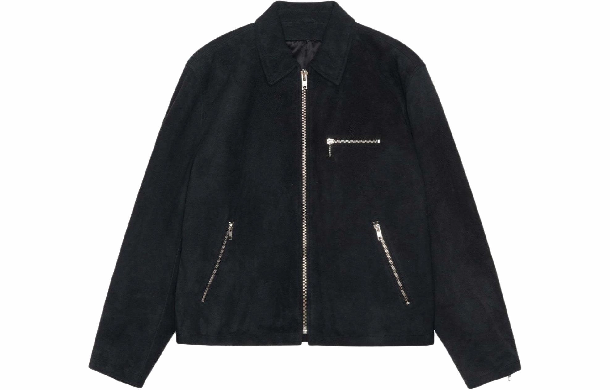 Stussy SS24 BING JACKET SUEDE logo
