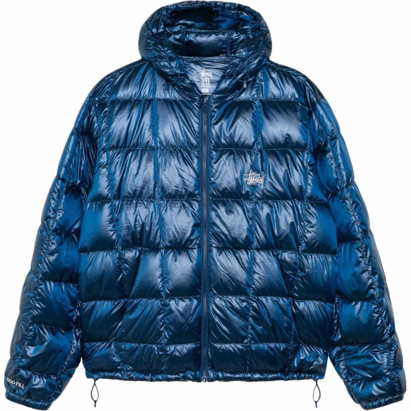 Stussy FW24 MIDWEIGHT HOODED PUFFER logo