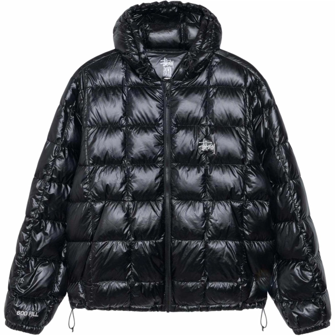 Stussy FW24 MIDWEIGHT HOODED PUFFER logo