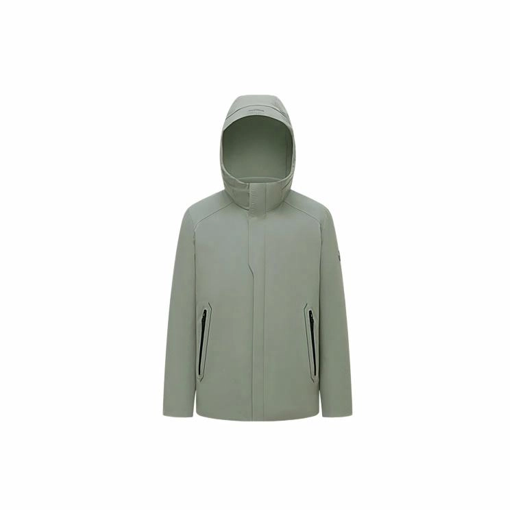 波司登 都市通勤系列 时尚提花连帽微弹羽绒服 男款