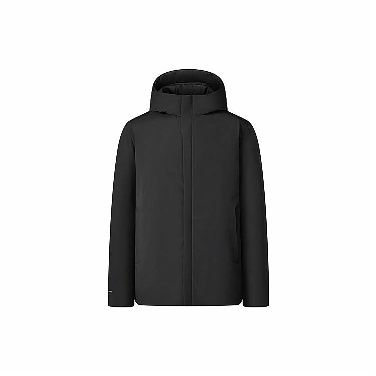 波司登 轻薄商务绅士纯色连帽百搭羽绒服 男款