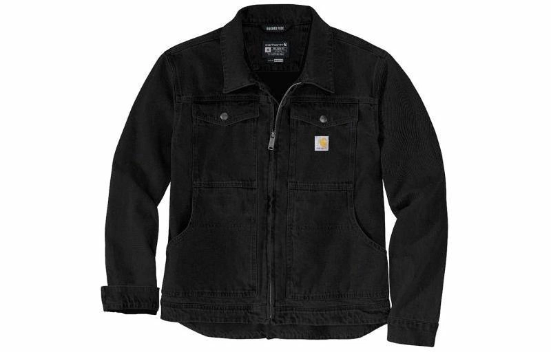 Carhartt 105748 Rugged Flex Duck Jacket logo Relaxed Fit