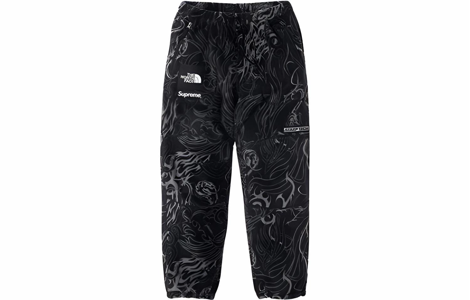 Supreme x The North Face FW22 Week 7 Steep Tech Fleece Pant Logo