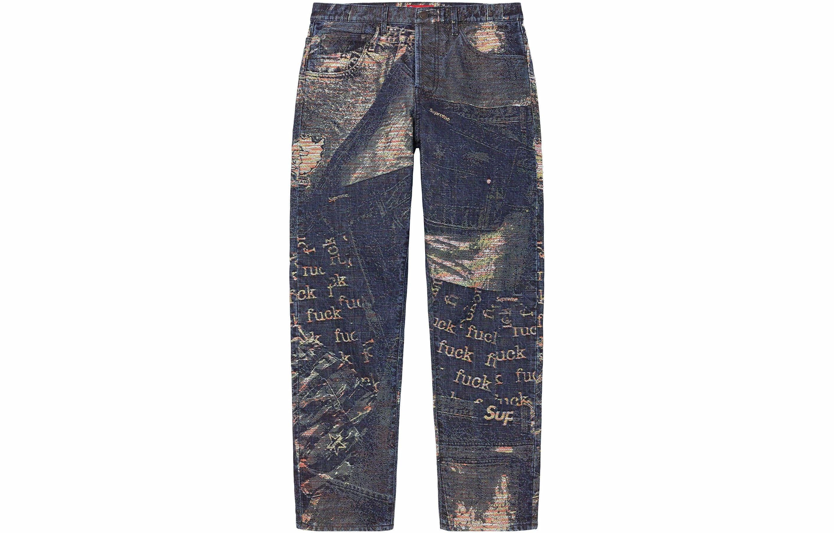 Supreme SS23 Week14 ARCHIVE DENIM JACQUARD REGULAR JEAN