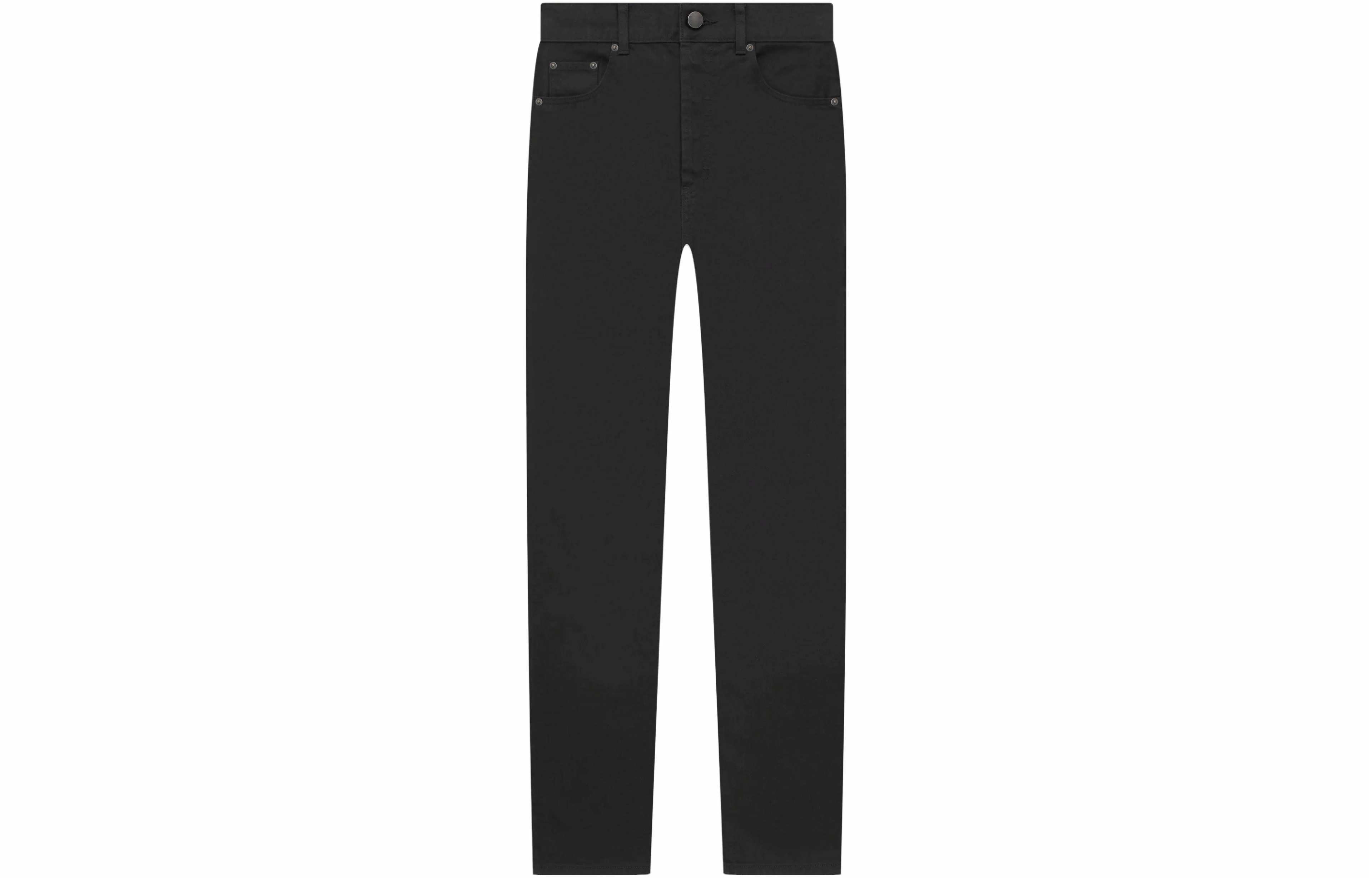 Fear of God Essentials SS23 The Black Collection 5 Pocket Jean Jet Black