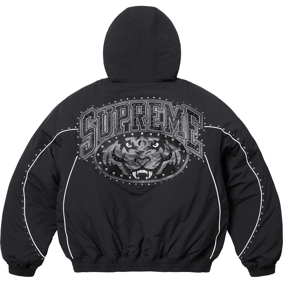 Supreme SS25 Studded Stadium Jacket logo