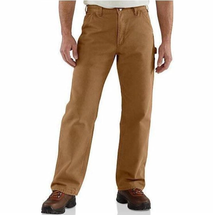 Carhartt B111 WASHED DUCK FLANNEL-LINED UTILITY WORK PANT LOOSE FIT