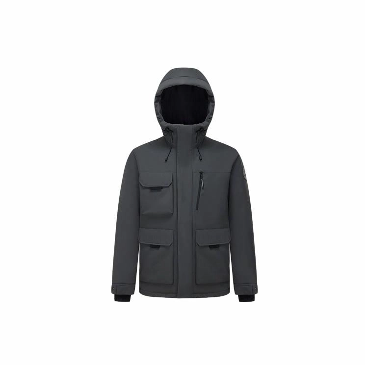 波司登 时尚休闲连帽工装风羽绒服 男款