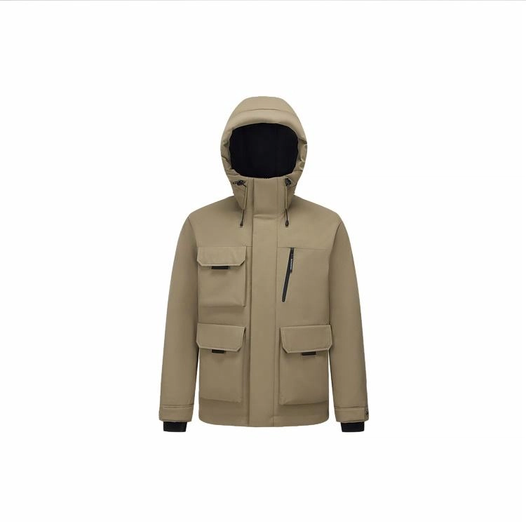 波司登 时尚休闲连帽工装风羽绒服 男款
