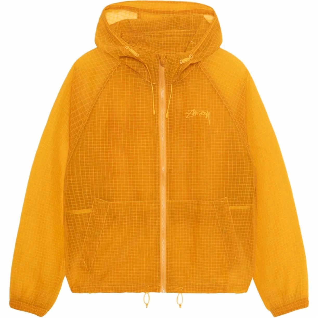 Stussy FW24 BEACH SHELL TRANSPARENT RIPSTOP logo