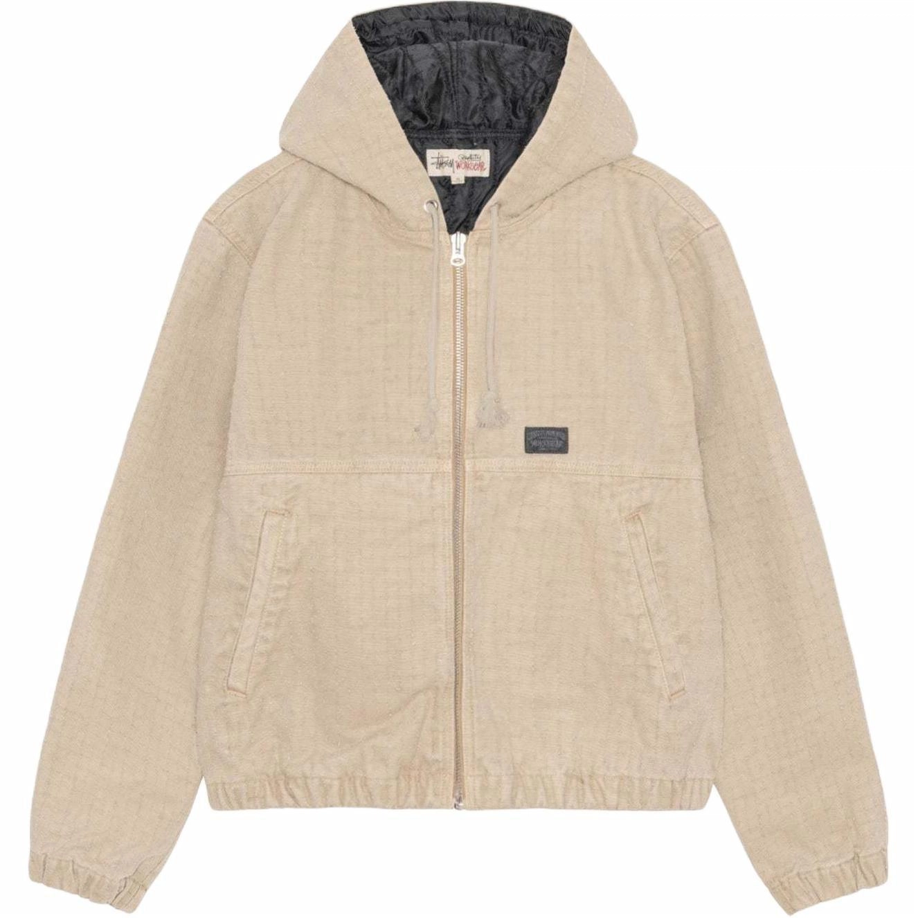 Stussy FW24 WORK JACKET CANVAS NEEDLE PUNCH