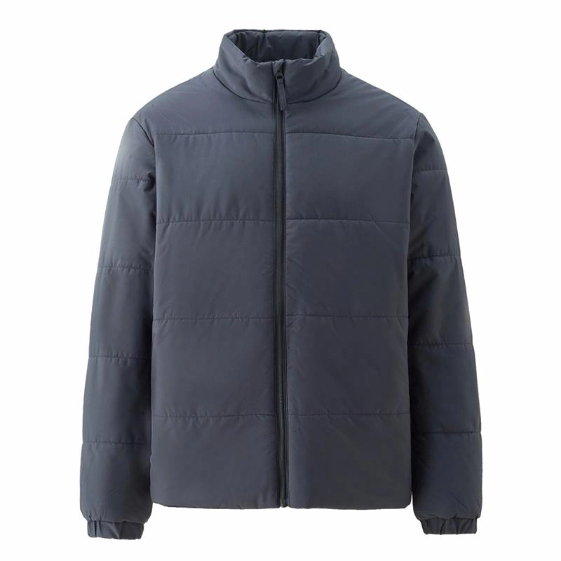 佐丹奴 夹棉保暖简约纯色立领梭织棉服 男款