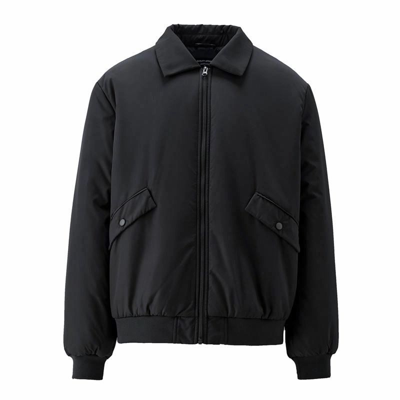 佐丹奴 夹棉保暖工装口袋翻领梭织棉衣外套棉服 男款