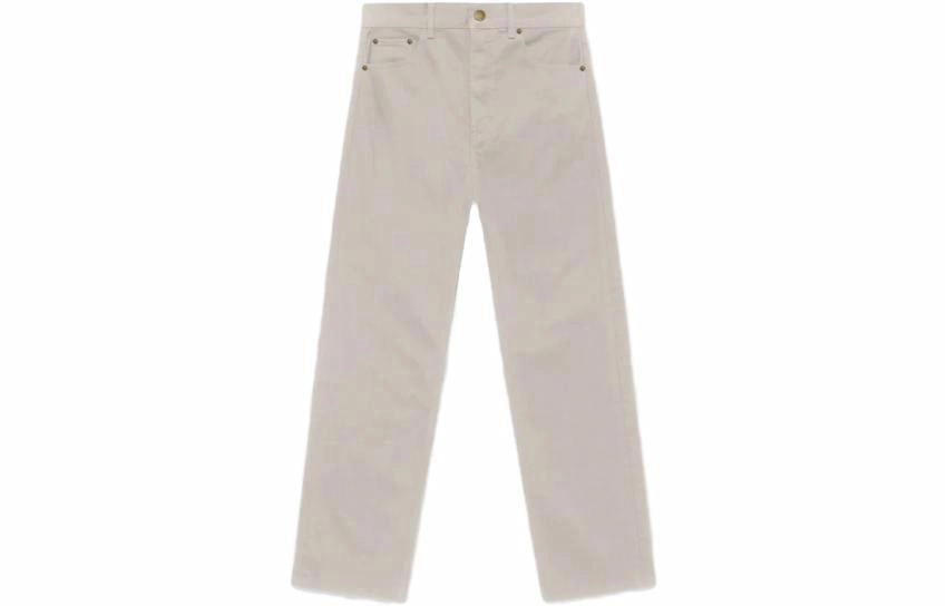 Fear of God Essentials FW23 5 Pocket Jean Silver Cloud