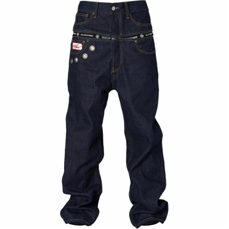 GLACIERBOY SS24 RAW DENIM BAGGY JEANSBaggy