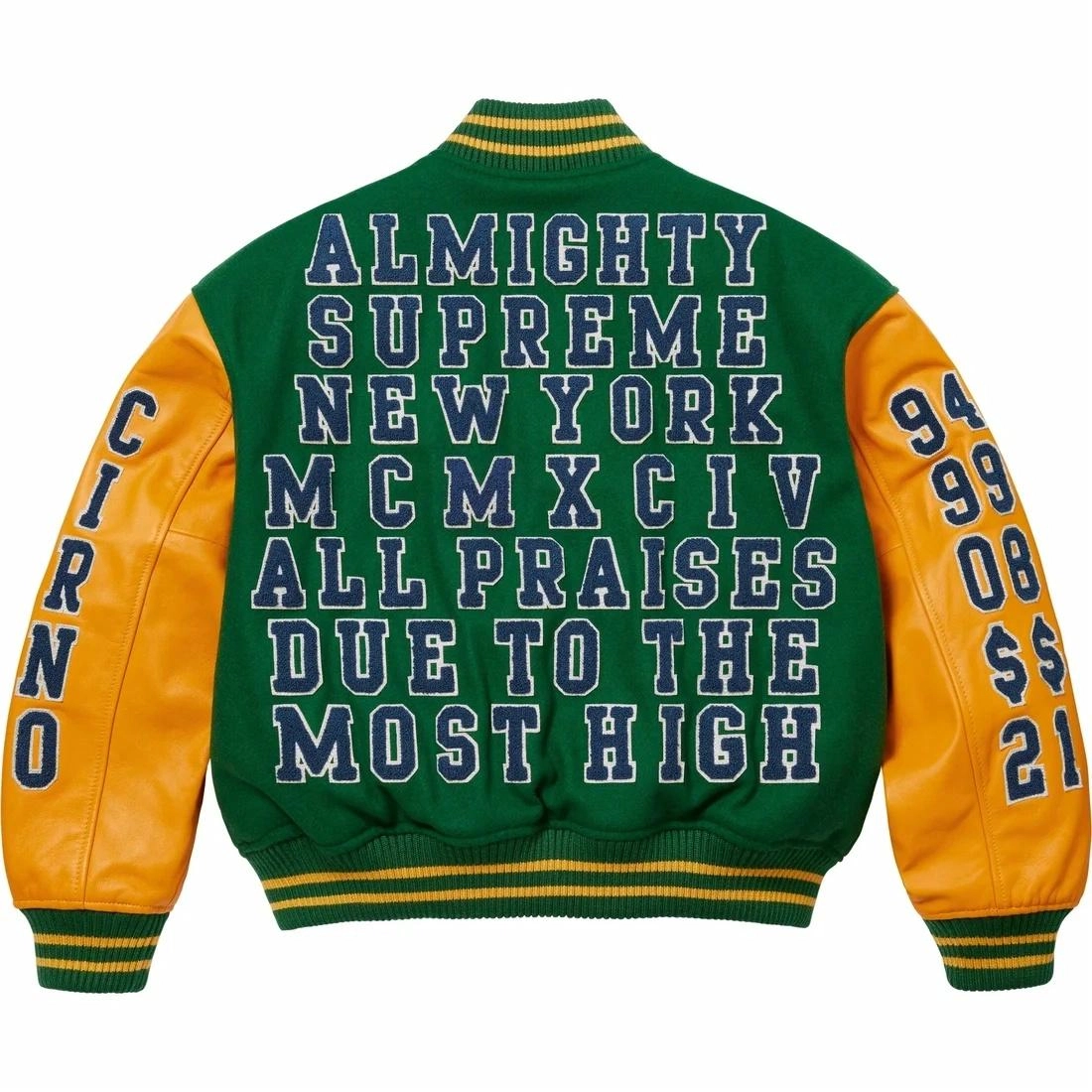 Supreme SS25 Praises Varsity Jacket
