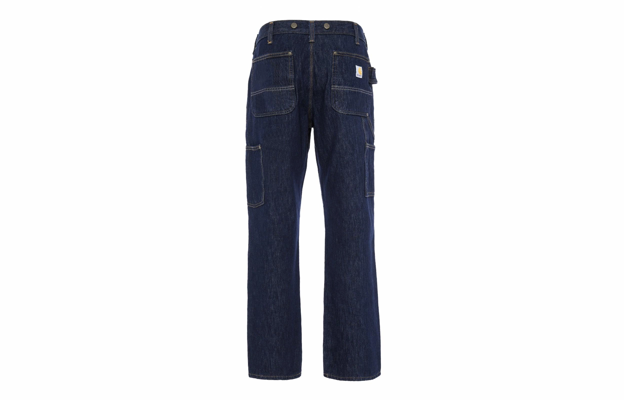 Carhartt 103890 RUGGED FLEX HEAVYWEIGHT DOUBLE-FRONT UTILITY LOGGER JEAN RELAXED FIT BLUE