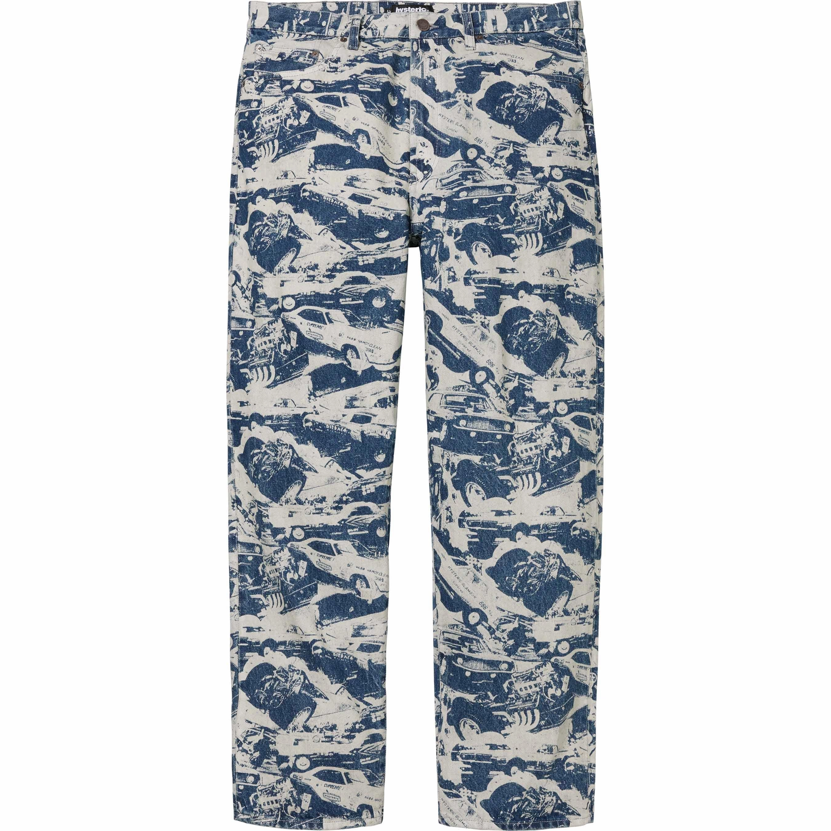 Supreme x HYSTERIC GLAMOUR FW24 WEEK13 Cars Baggy Jean