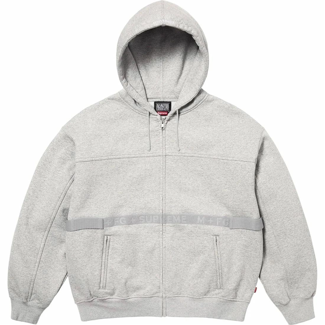Supreme x Marith Franois Girbaud SS25 WEEK6 Zip Up Hooded Sweatshirt logo