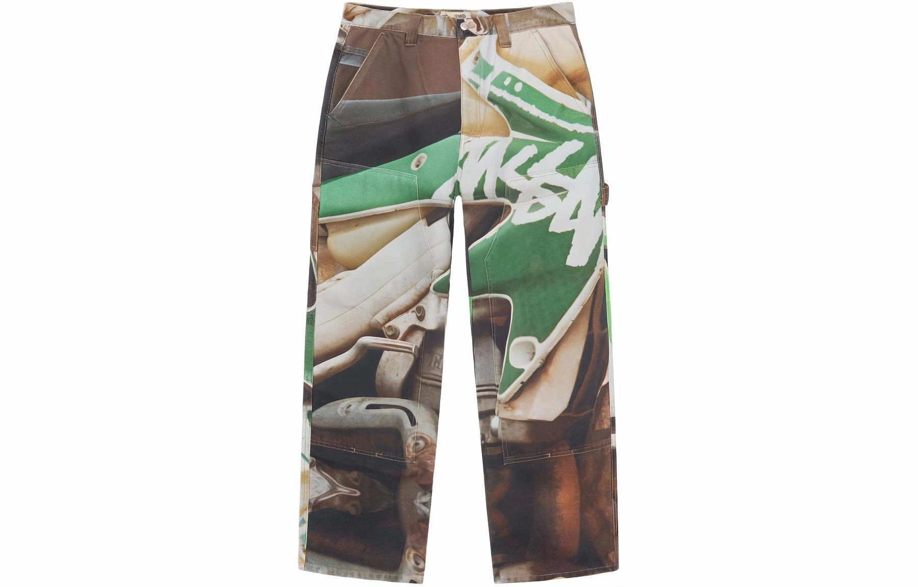 Stussy SS24 WORK PANT CANVAS BAJA PRINT