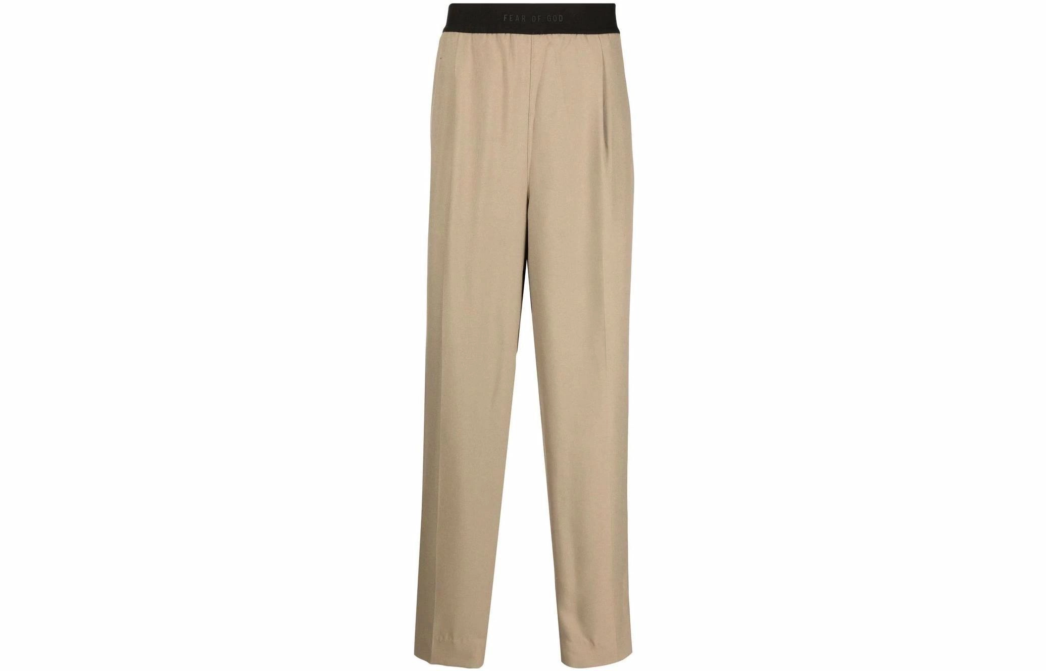 Fear of God SS23 Eternal Viscose fiber Everyday straight pants Light Oatmeal