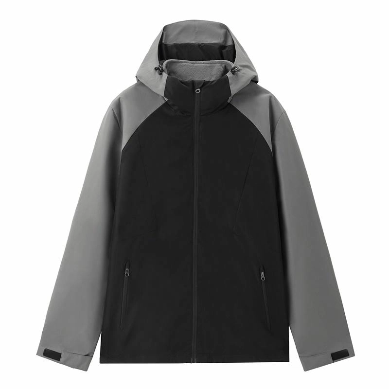 佐丹奴 三合一冲锋衣连帽登山服摇粒绒内胆夹克外套 男女同款