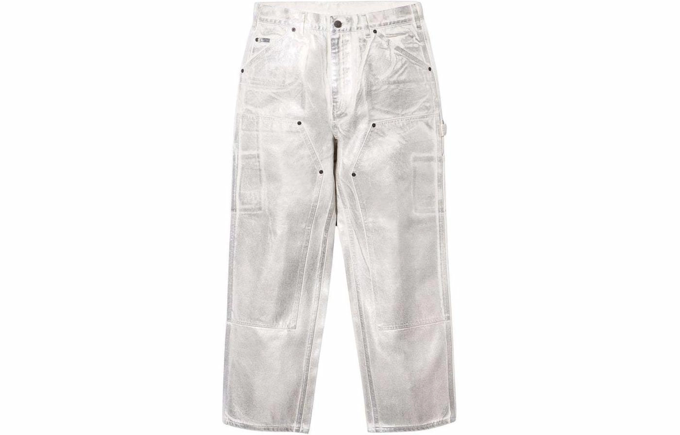 Supreme x MM6 Maison Margiela SS24 WEEK7 FOIL DOUBLE KNEE PAINTER PANT